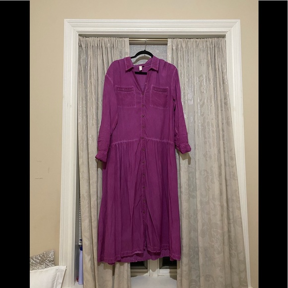 Anthropologie Pilcro and the Leather press Kimberly Maxi Dress - Picture 2 of 6